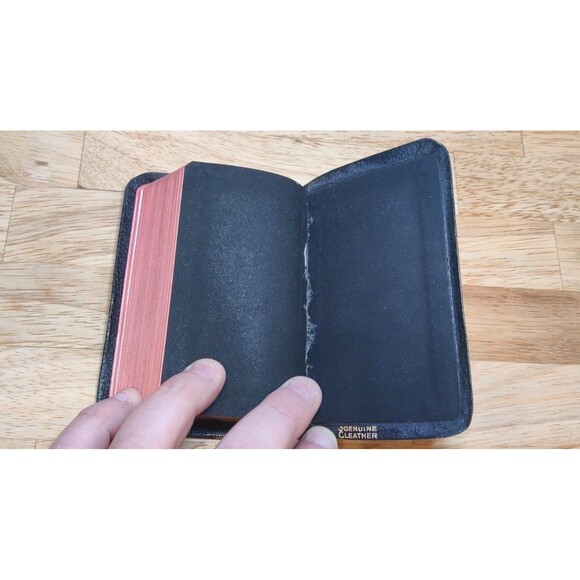 Vtg Holman Jewel New Testament Psalms Genuine Leather-King James Version-KJV - Picture 7 of 12